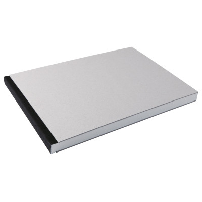 Sigel Notizbuch A4, Uni, Schwarz