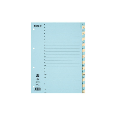 Biella Register A4 A - Z Karton