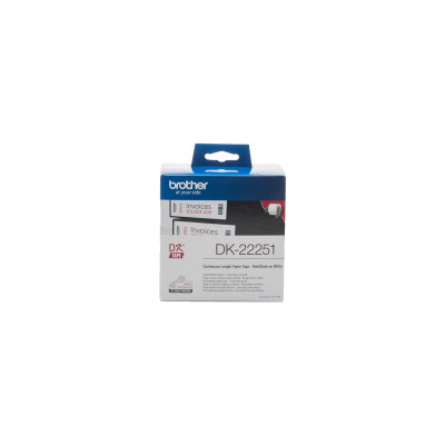 Brother Etikettenrolle DK-22251 Thermo Direct 62 mm x 15.24 m Brother Etikettenrolle DK-22251 Thermo Direct 62 mm x 15.24 m