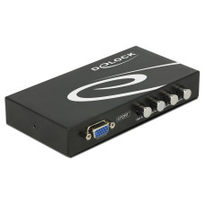 Delock VGA-Switchbox 4 Port ohne Audio Delock VGA-Switchbox 4 Port ohne Audio