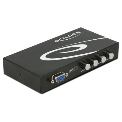 Delock VGA-Switchbox 4 Port ohne Audio