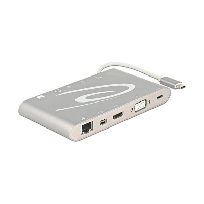 Delock Dockingstation USB 3.1 Typ-C - HDMI/MiniDP/VGA/SD/USB-A