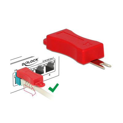 Delock Clip RJ45 Kabel Portverriegelung 40 Stück