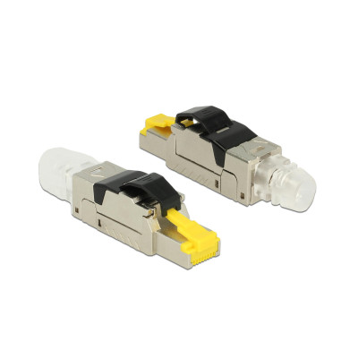 Delock Stecker RJ45 Cat.8.1 Feldkonfektion, 1 Stück, AWG22-24