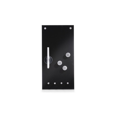 Zeller Present Magnethaftendes Glassboard 20 cm x 40 cm, Schwarz Zeller Present Magnethaftendes Glassboard 20 cm x 40 cm, Schwarz