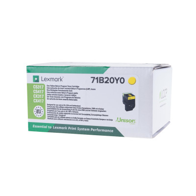 Lexmark Toner 71B20Y0 Yellow