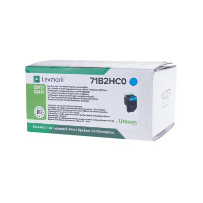 Lexmark Toner 71B2HC0 Cyan