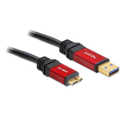 Delock USB 3.0-Kabel A - MicroB Premium 2 m Delock USB 3.0-Kabel A - MicroB Premium 2 m