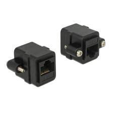 Delock Buchse RJ45 Cat.6 UTP Adapter zum Einbau 1 Stück Delock Buchse RJ45 Cat.6 UTP Adapter zum Einbau 1 Stück