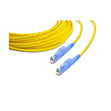 Lightwin LWL-Patchkabel E2000-E2000, Singlemode, Simplex, 2m