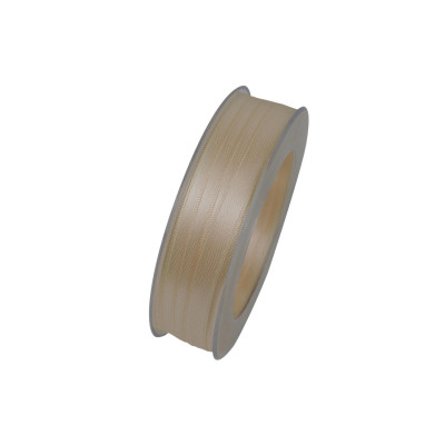 GOLDINA Satinband 10 mm x 25 m, Beige, 1 Stück