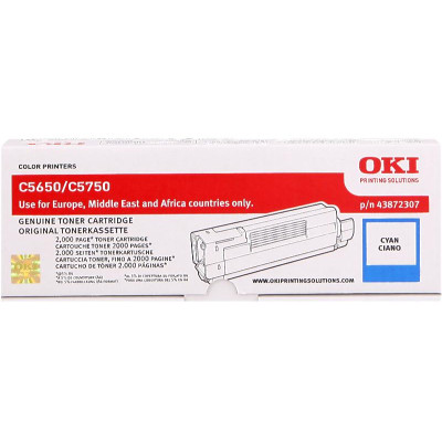 OKI Toner 43872307 Cyan