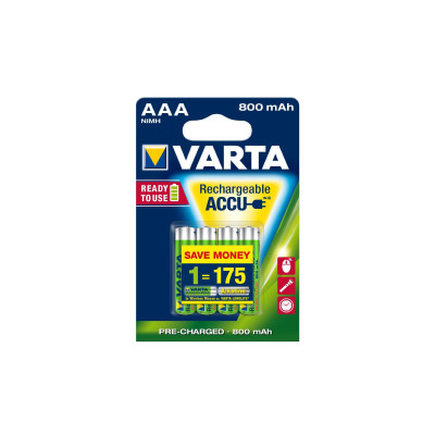 Varta Akku 4x AAA 800mAh  800 mAh