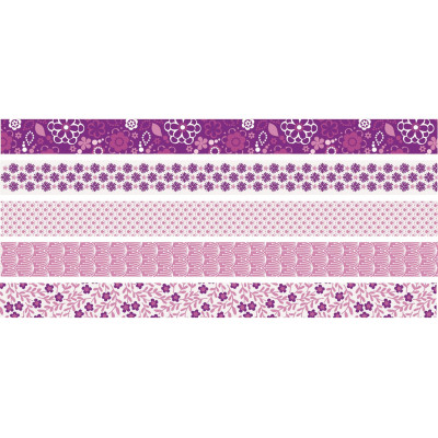Heyda Washi Tape Blumen mini Pink