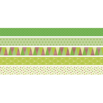 Heyda Washi Tape Triangle Lime Grün
