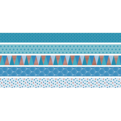 Heyda Washi Tape Triangle Azur Blau