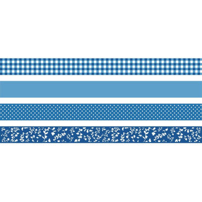 Heyda Washi Tape Colour Code Azur Blau