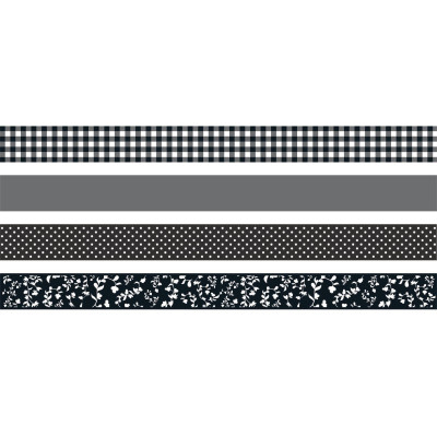 Heyda Washi Tape Colour Code Onyx Schwarz