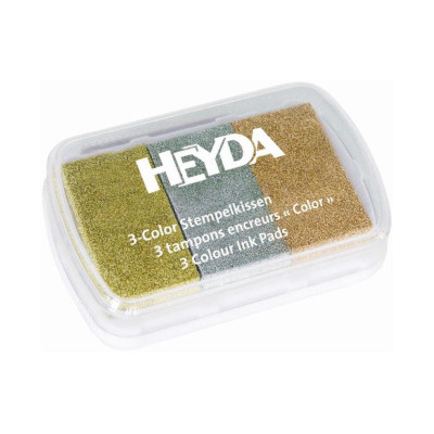 Heyda Stempelkissen 9x6 cm Metallic