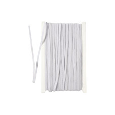 Creativ Company Elastikband  6 mm x 50 m, Weiss