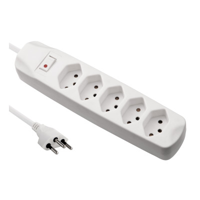 FURBER.power Steckdosenleiste 5x T13 mit Schalter FURBER.power Steckdosenleiste 5x T13 mit Schalter