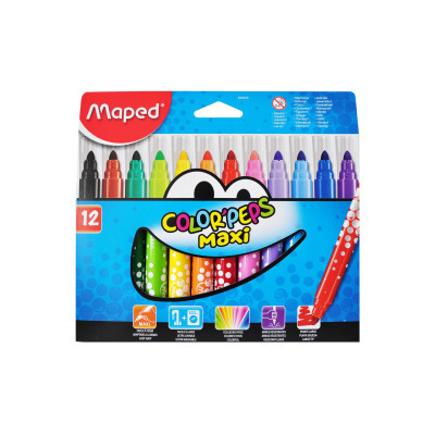 maped Filzstifte Color Peps Maxi 12 Stück maped Filzstifte Color Peps Maxi 12 Stück