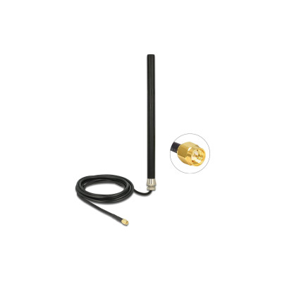 Delock LTE-Antenne SMA SMA 3 dBi Rundstrahl Delock LTE-Antenne SMA SMA 3 dBi Rundstrahl
