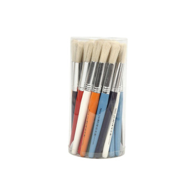 Creativ Company Pinsel-Set Rundpinsel für Kinder 30 Stück