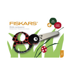 Fiskars Kinderschere Marienkäfer Rostfreier Stahl