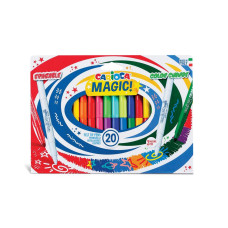 Carioca Fasermaler Magic Markers 20 Stück, Mehrfarbig