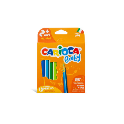Carioca Farbstifte Baby 10 Stück, Mehrfarbig