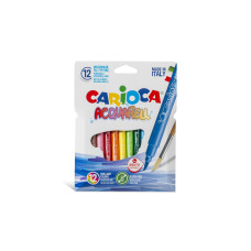 Carioca Fasermaler Acquarell 12 Stück, Mehrfarbig