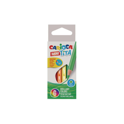 Carioca Farbstifte Mini Tita 6 Stück, Mehrfarbig Carioca Farbstifte Mini Tita 6 Stück, Mehrfarbig