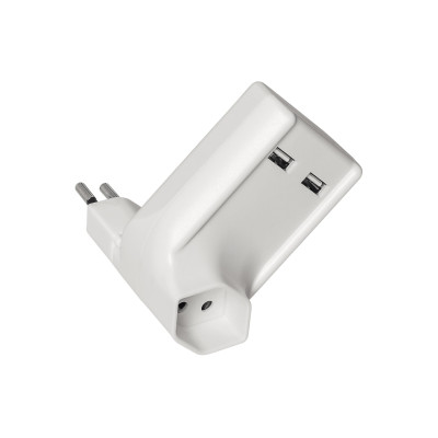 STEFFEN Mehrfachstecker 2x USB 1 ×