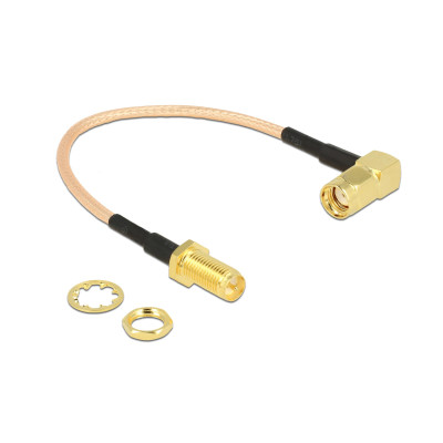 Delock Antennenkabel RP-SMA zu RP-SMA, 16 cm