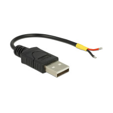 Delock USB-Stromkabel A-Stecker - offen 10 cm Delock USB-Stromkabel A-Stecker - offen 10 cm