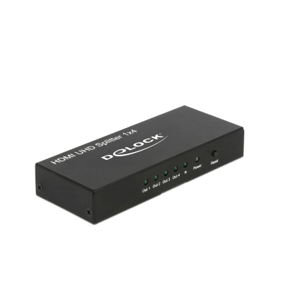 Delock 4-Port Signalsplitter HDMI - HDMI 4K/60Hz