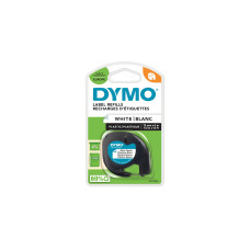 DYMO Beschriftungsband LetraTag Schwarz auf Weiss