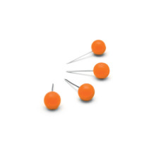 Nobo Reissnägel 100 Stück, Orange
