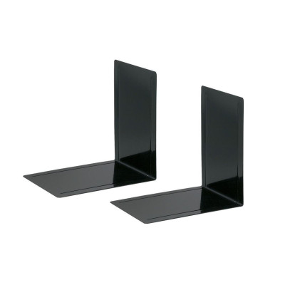 Maul Buchstützen-Set Schwarz, Metall