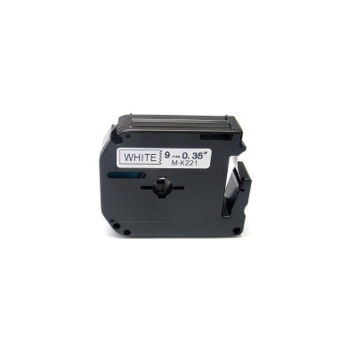 Brother Beschriftungsband M-K221 Schwarz auf Weiss