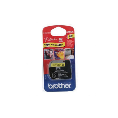 Brother Beschriftungsband M-K621BZ Schwarz auf Gelb