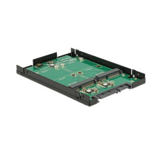 Delock 2.5-Adapterplatine SATA - 2x mSATA mit RAID