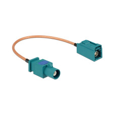 Delock Antennenkabel FAKRA Z - FAKRA Z , (m-f),  20cm