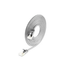 SLIM Slimpatchkabel  Cat 6A, U/FTP, 0.1 m, Grau