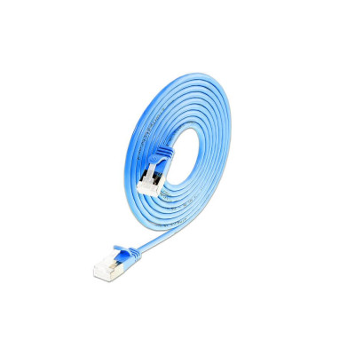 Wirewin Slimpatchkabel Cat 6A, U/FTP, 0.1m, Blau Wirewin Slimpatchkabel Cat 6A, U/FTP, 0.1m, Blau