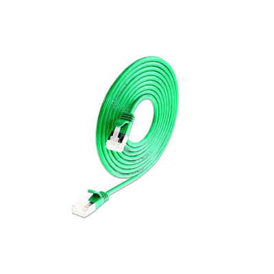 Wirewin Slimpatchkabel Cat 6A, U/FTP, 0.5m, Grün Wirewin Slimpatchkabel Cat 6A, U/FTP, 0.5m, Grün