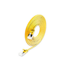 SLIM Slimpatchkabel Cat 6A, U/FTP, 1 m, Gelb SLIM Slimpatchkabel Cat 6A, U/FTP, 1 m, Gelb