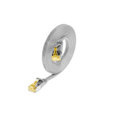 SLIM Slimpatchkabel  Cat 6A, U/FTP, 0.1 m, Grau