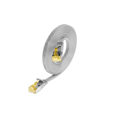 SLIM Slimpatchkabel  Cat 6A, U/FTP, 1 m, Grau